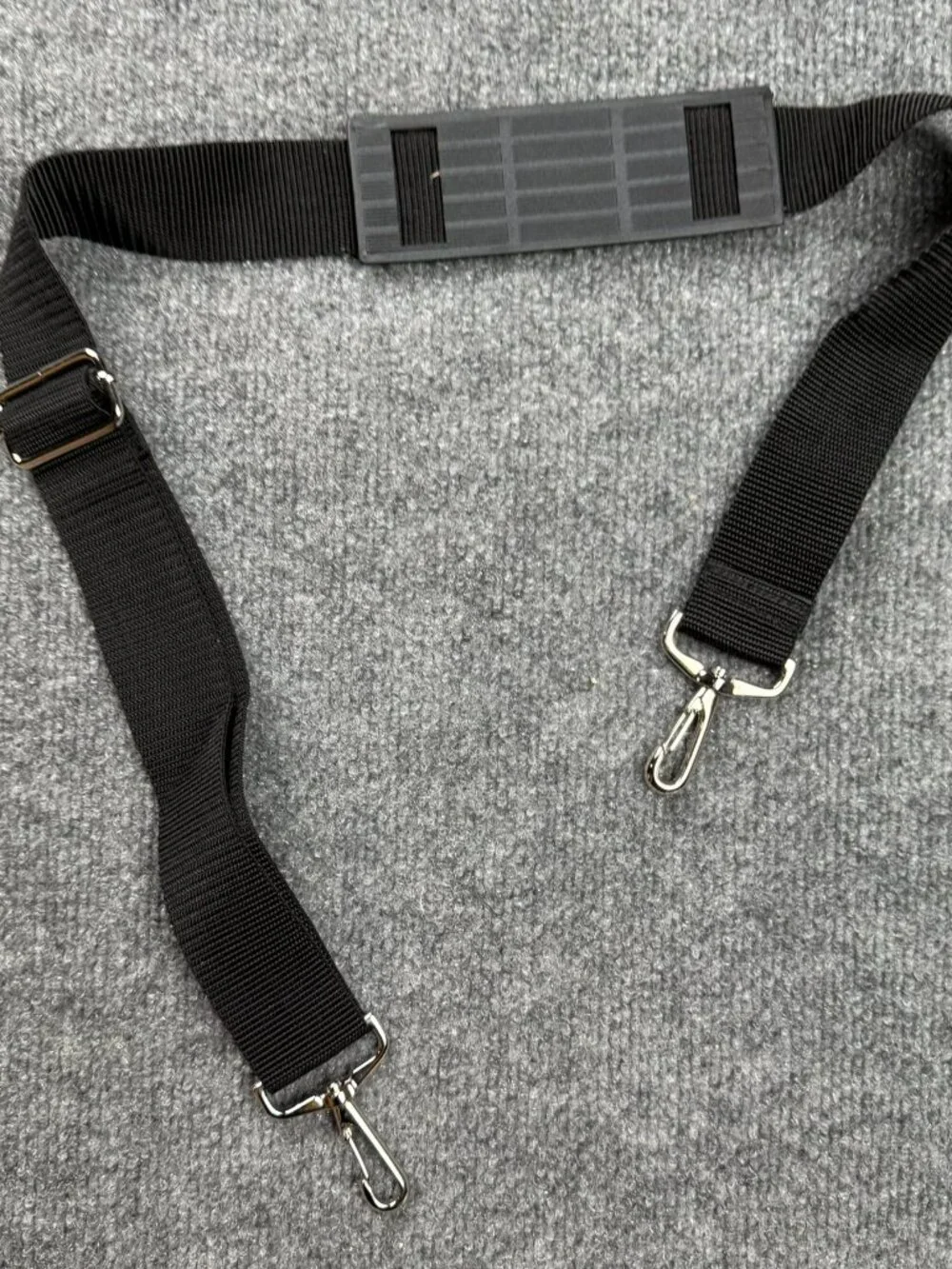 Replacement Black Nylon Adjustable Shoulder Strap - Unisex - 43 Inches Long